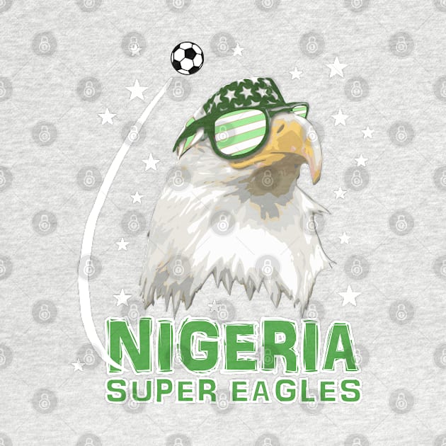 Nigeria Super Eagles Soccer T-Shirt by Nerd_art